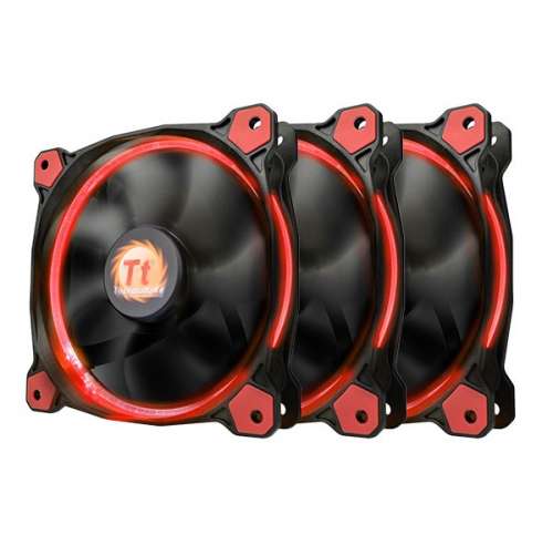 Thermaltake Riing 12 LED Red 3 Pack (3x120mm, LNC, 1500 RPM) Retail/Box-260884