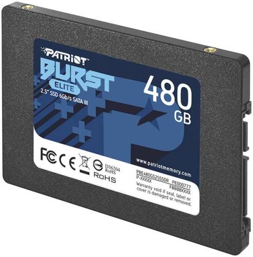 Patriot SSD 480GB Burst Elite 450/320MB/s SATA III 2.5-419486