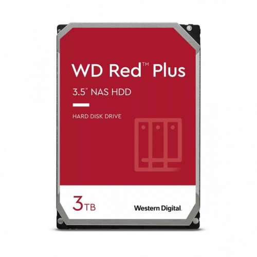 Western Digital Dysk WD Red Plus 3TB 3,5 CMR 128MB/5400RPM WD30EFZX-718627
