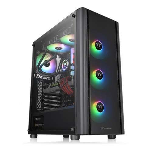 Thermaltake Obudowa - V250 Tempered Glass ARGB - Czarna-1044355