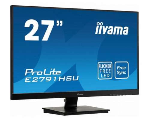 IIYAMA Monitor 27 cali E2791HSU-B1 FHD,TN,HDMI,DP,VGA,USB,1ms,300cd,F.Sync-1062285