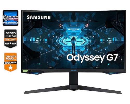 Samsung Monitor 27 cali LC27G75TQSRXEN VA 2560x1440 WQHD 16:9 1 ms (GTG) zakrzywiony 240Hz-1015821