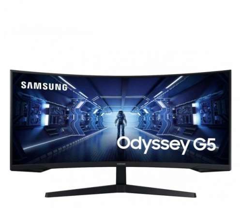 Samsung Monitor 34 cale LC34G55TWWRXEN VA 3440x1440 Ultra WQHD  21:9 format kinowy 1 ms (MPRT) zakrzywiony 165Hz-1015502