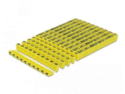 Delock Organizer kabli znacznik 260 szt żółty    18303-11701