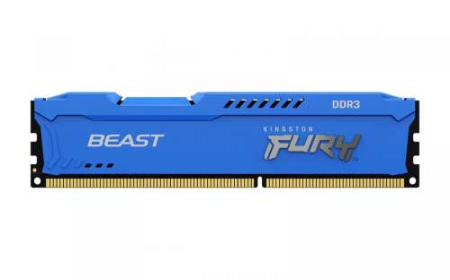 Kingston Pamięć DDR3 Fury Beast  4GB (1*4GB)/1866  CL10 niebieska-1815250