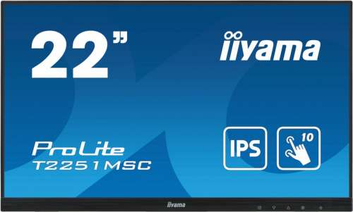 IIYAMA Monitor 22 cale T2251MSC-B1 10 PKT.,IPS,HDMI,DP-1915519