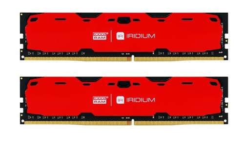 GOODRAM DDR4 IRIDIUM 8GB/2400(2*4GB) 15-15-15 512*8 Czerwona-244353