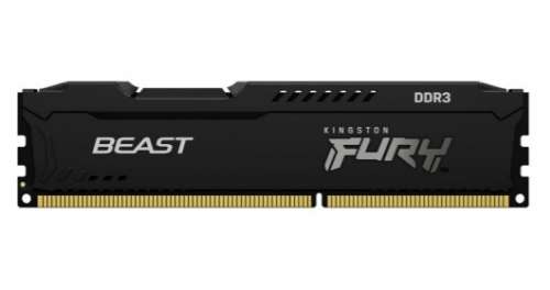Kingston Pamięć DDR3 Fury Beast czarna 4GB(1*4GB)/1600  CL10-2166650