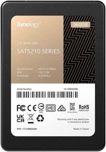 Synology Dysk SSD SATA 2,5 960GB 7mm SAT5210-960G-2327745