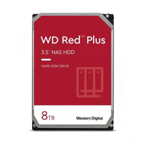 Western Digital Dysk Red Plus 8TB 3,5 cala CMR 256MB/5640RPM Class-2365803