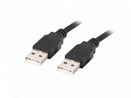 Kabel USB -A M/M 2.0 0.5m Czarny -368936