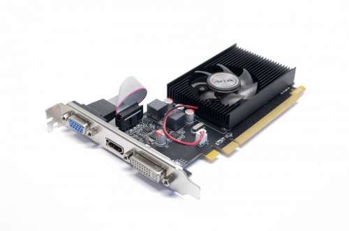 AFOX Karta graficzna - Radeon HD 5450 1GB DDR3 64Bit DVI HDMI VGA LP Fan L4-2910381