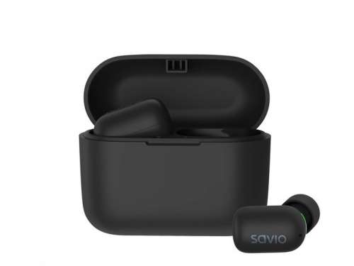 Savio Słuchawki Bluetooth z mikrofonem, TWS-09-2858458