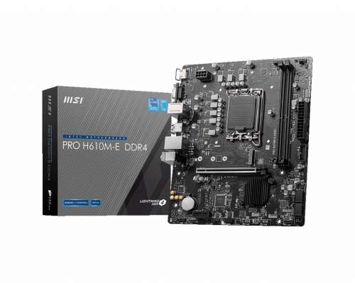 MSI Płyta główna PRO H610M-E s1700 DDR4 HDMI M.2 mATX-3023593