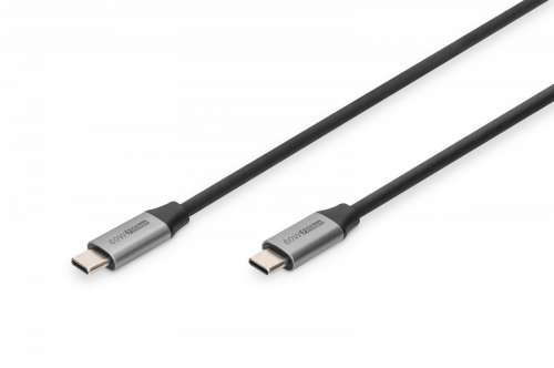 Kabel połączeniowy USB 3.0 60W/5Gbps Typ USB C/USB C M/M 0,5m Czarny -3049285