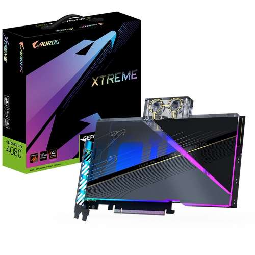Gigabyte Karta graficzna GeForce RTX 4080 Xtreme Waterforce WB 16GB GDDR6X 256bit 3DP/HDMI-3140129