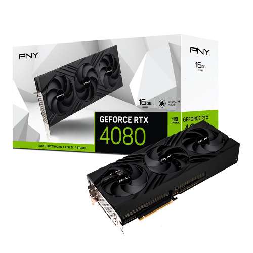 PNY Karta graficzna GeForce RTX 4080 16GB Verto Triple Fan Edition VCG408016TFXPB1-3027413