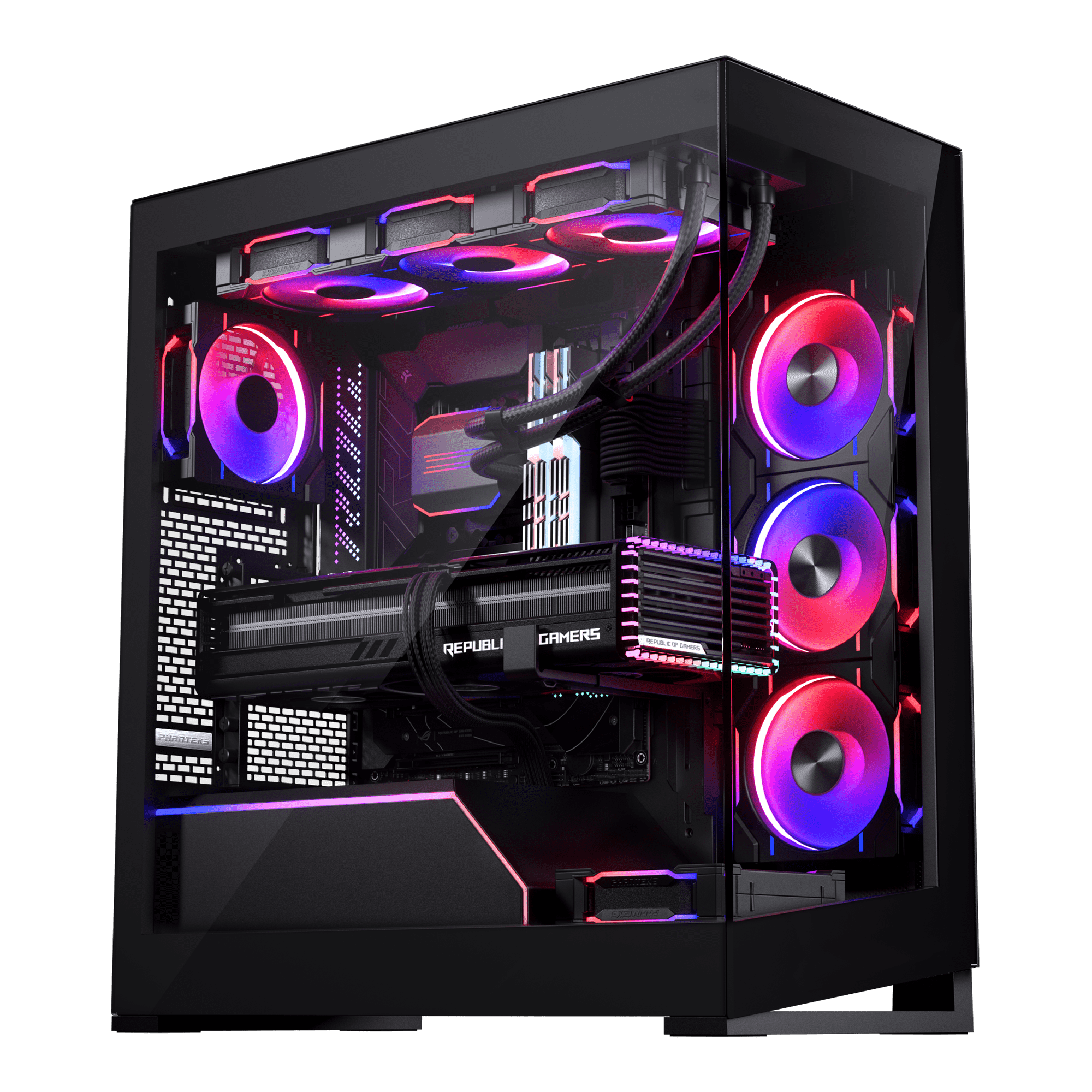 Komputer EXS Phantom, AMD Ryzen 7 7800X3D, RTX 4070 Ti Sklep